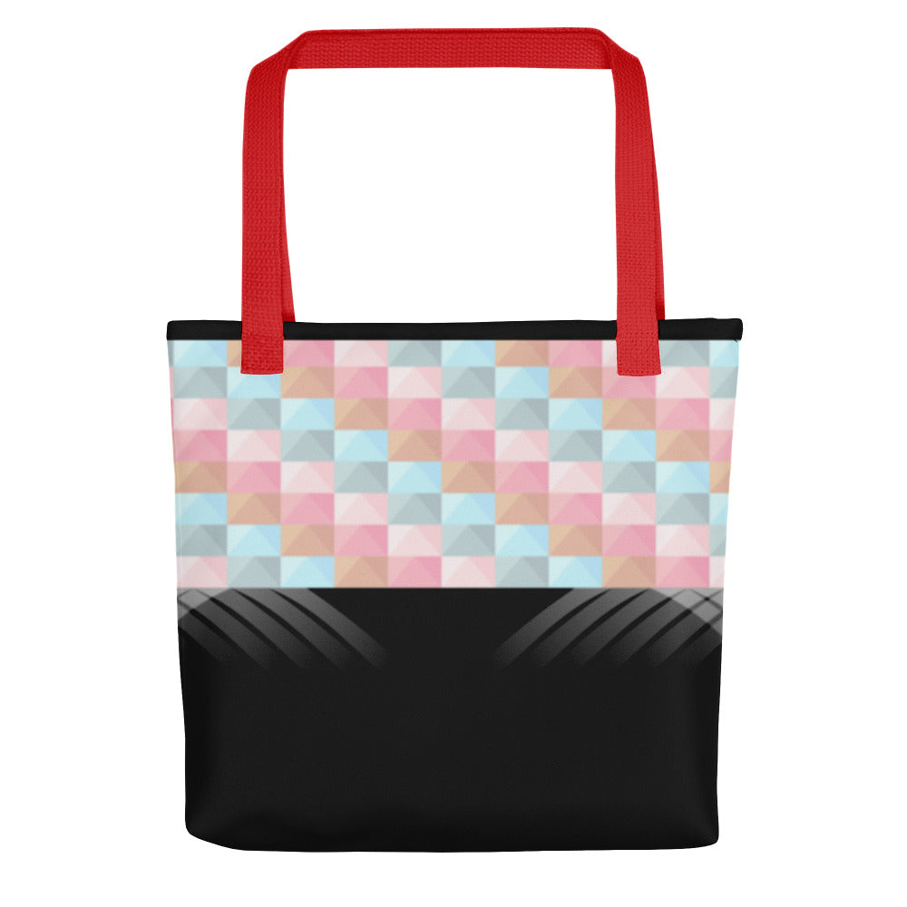 Black & Geometrical Tote bag