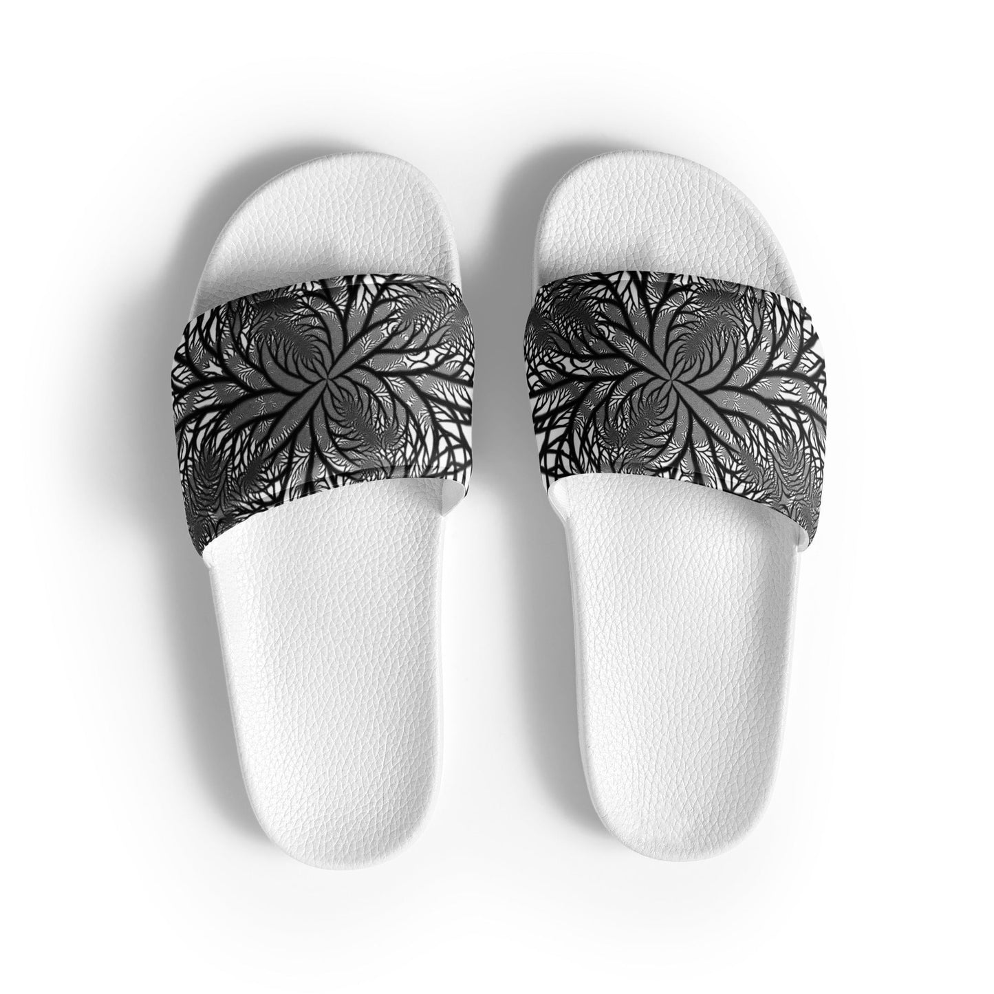 Black & White Jungle Men’s Slider Sandals