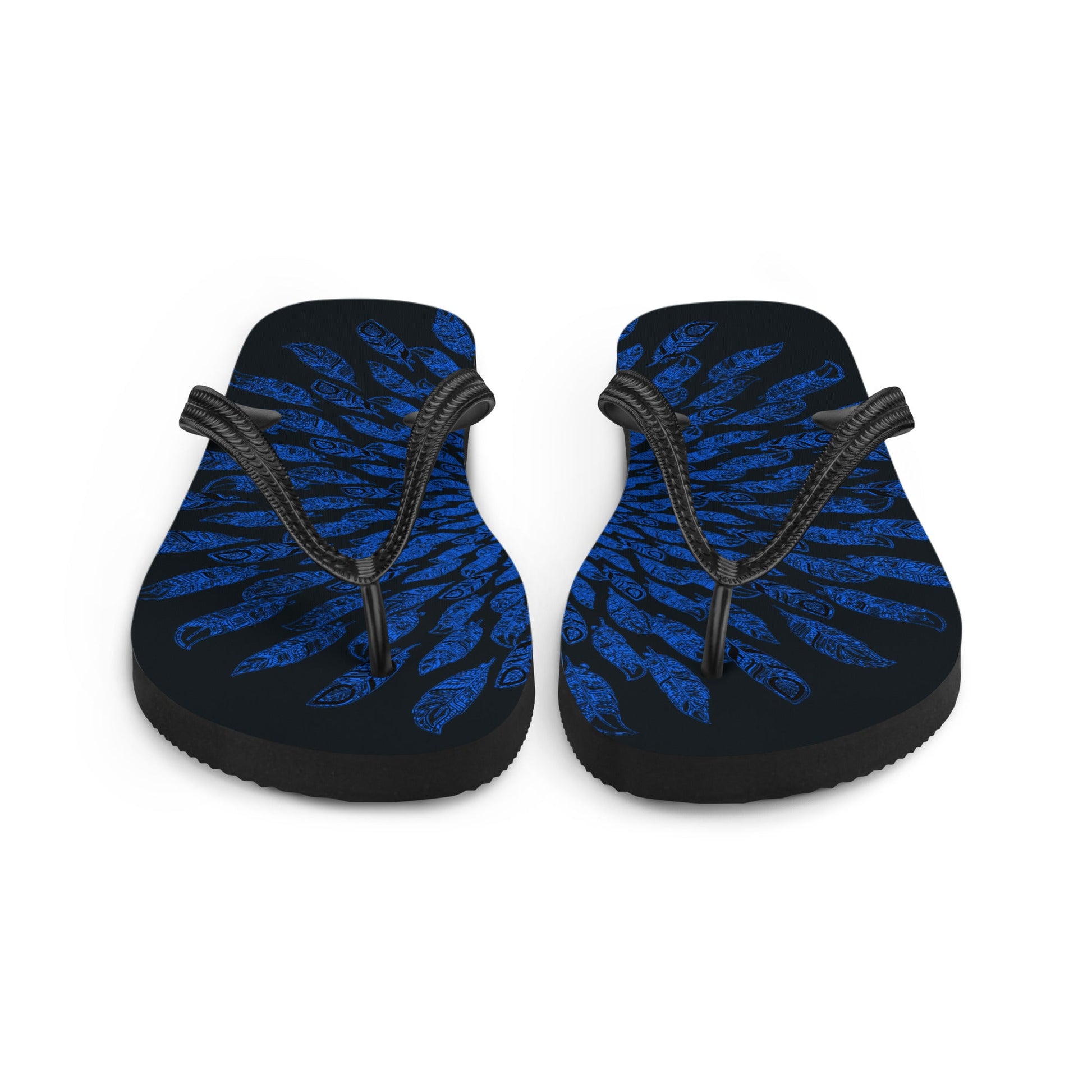 Blue Tickle Flip-Flops