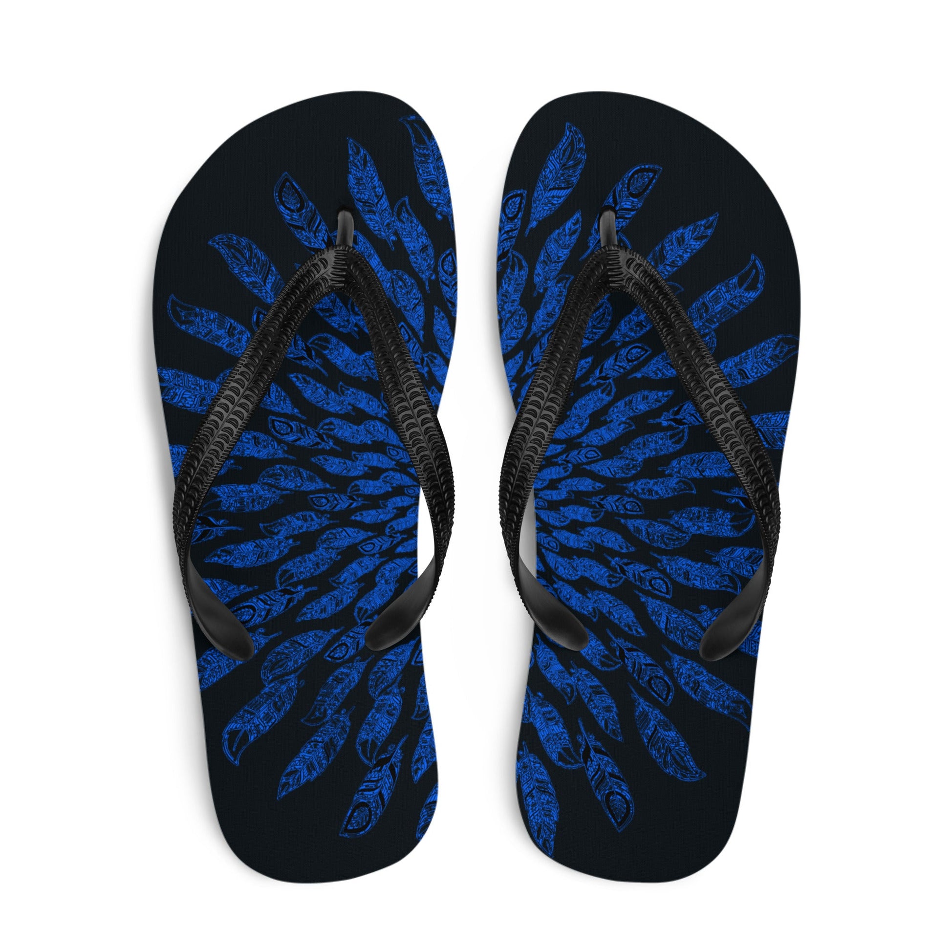 Blue Tickle Flip-Flops