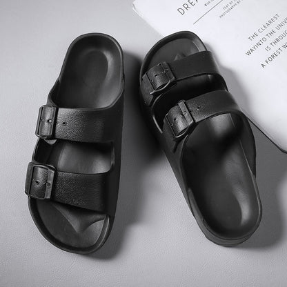 Buckled Slider Sandals