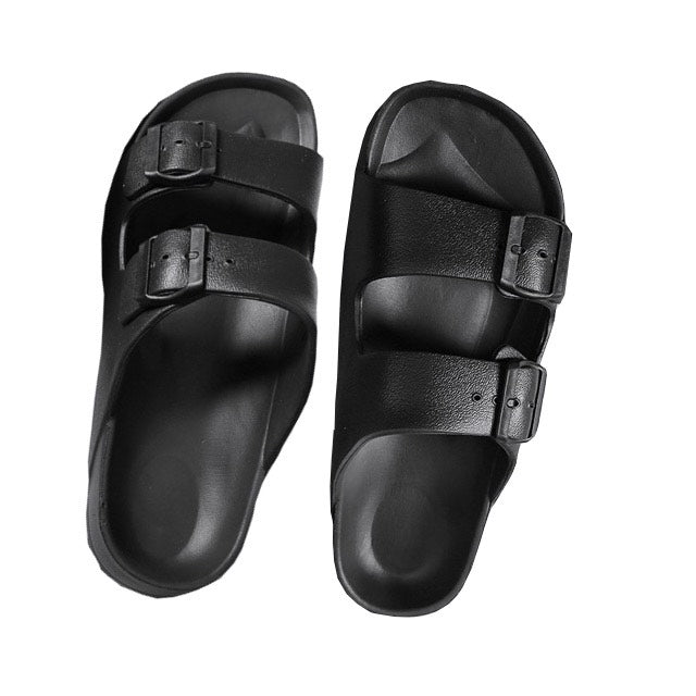 Buckled Slider Sandals