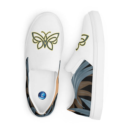 Butterfly Jungle women's slip-on canvas