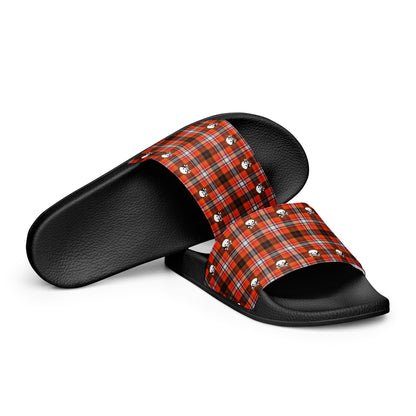 Calavera Plaid Men’s Slider Sandals