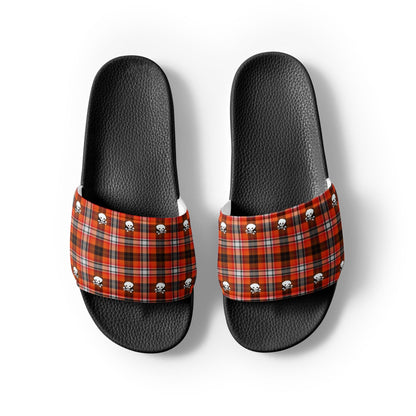 Calavera Plaid Men’s Slider Sandals