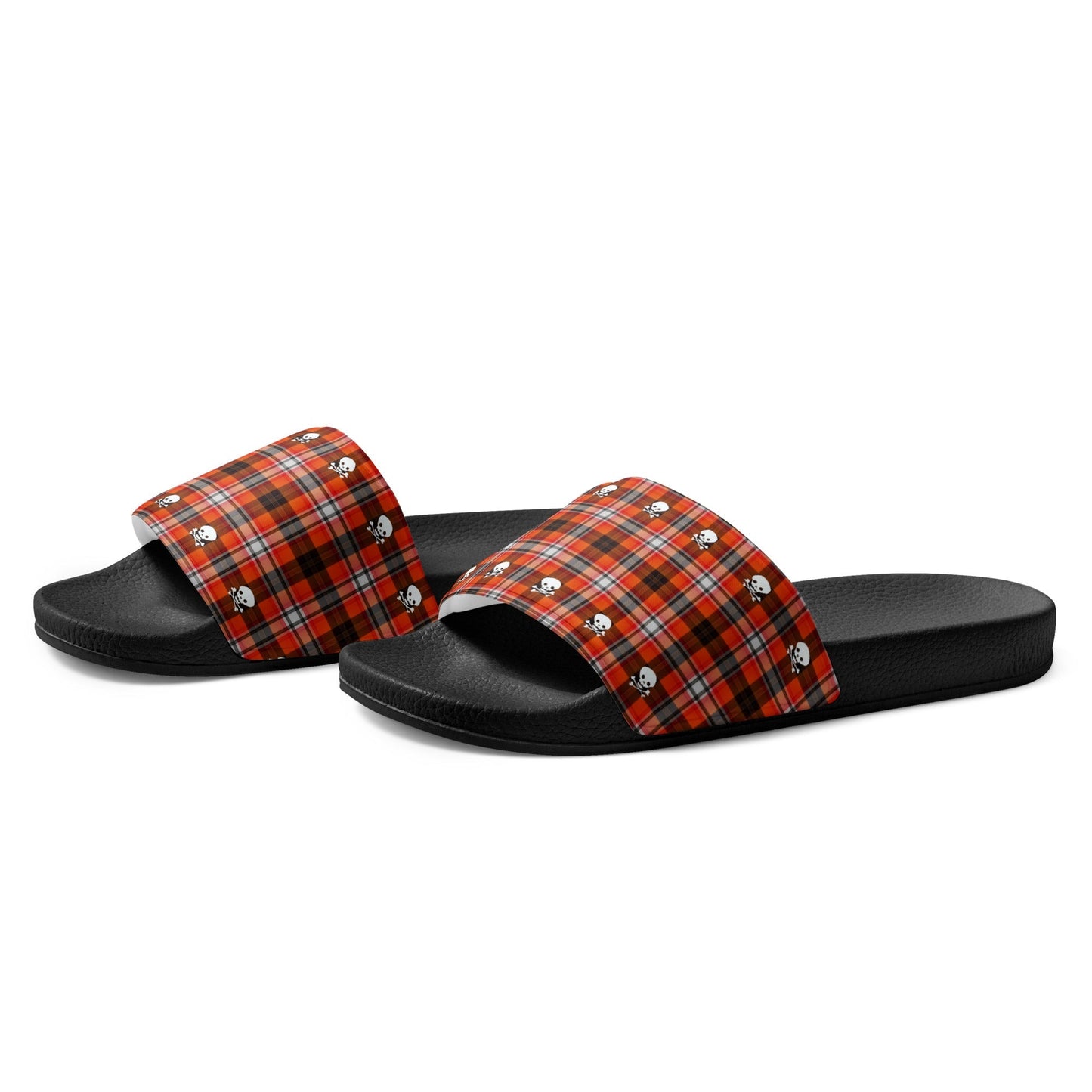 Calavera Plaid Men’s Slider Sandals