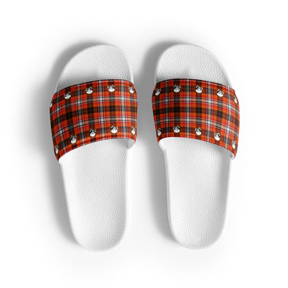 Calavera Plaid Men’s Slider Sandals