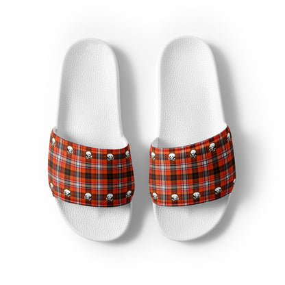 Calavera Plaid Men’s Slider Sandals