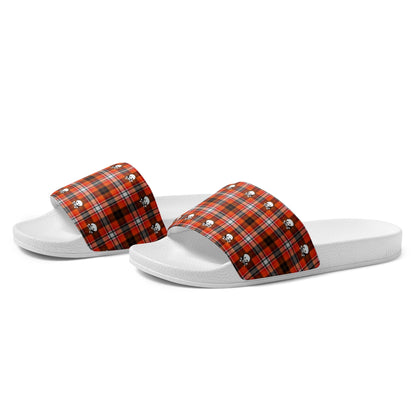 Calavera Plaid Men’s Slider Sandals