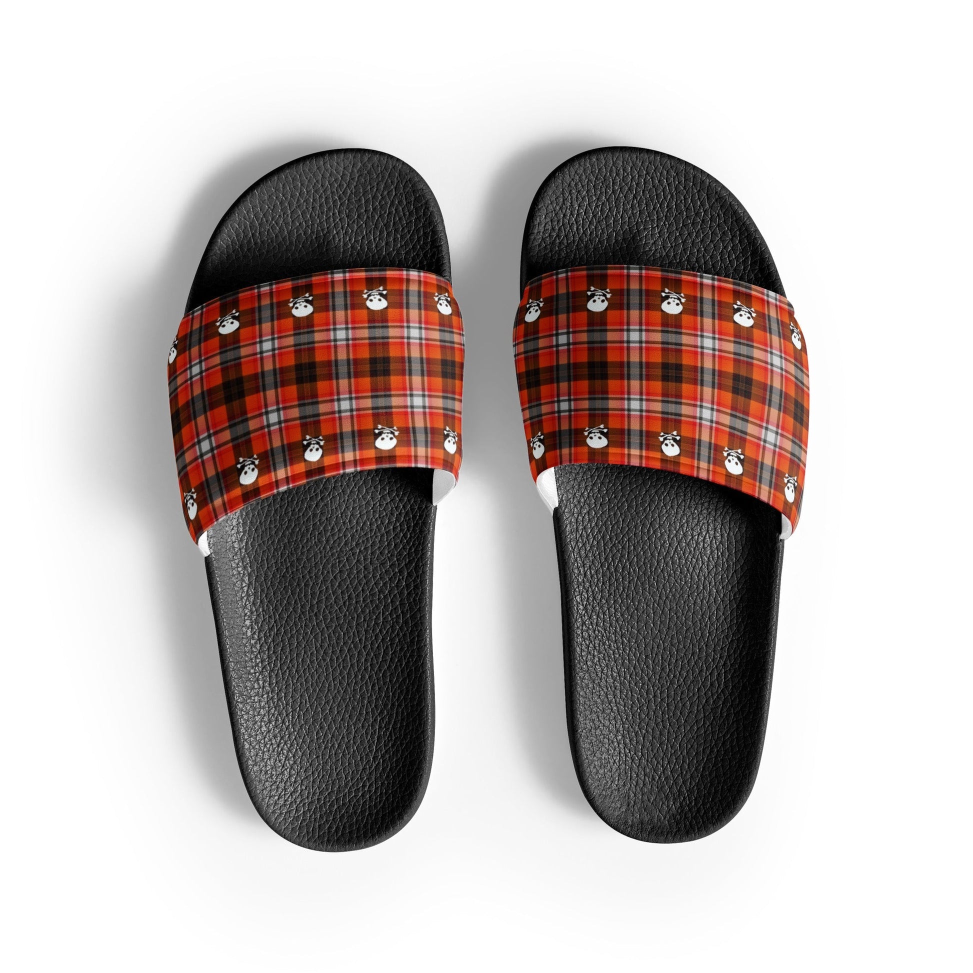 Calavera Plaid Men’s Slider Sandals