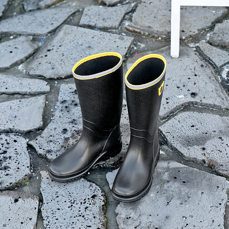 Camo Top - Knee High Rain Boots