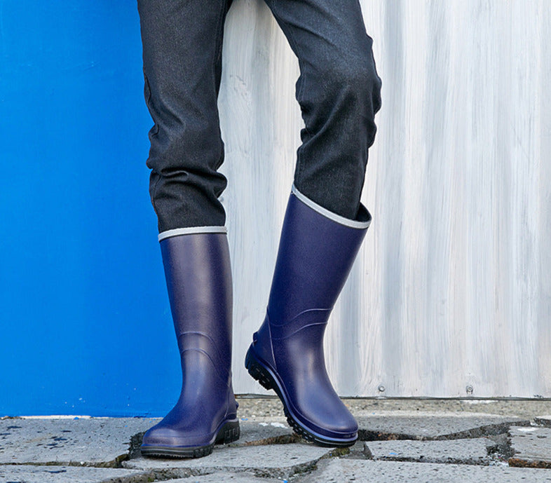 Camo Top - Knee High Rain Boots