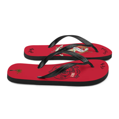 Caribbean Pirate's Bay Flip-Flops