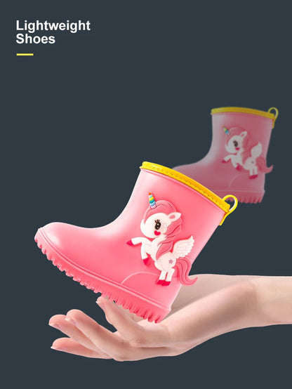 Characters Eva Children Rain Boots with elastic closure