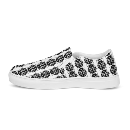 Checkered Ladybirds Men’s slip-on canvas shoes