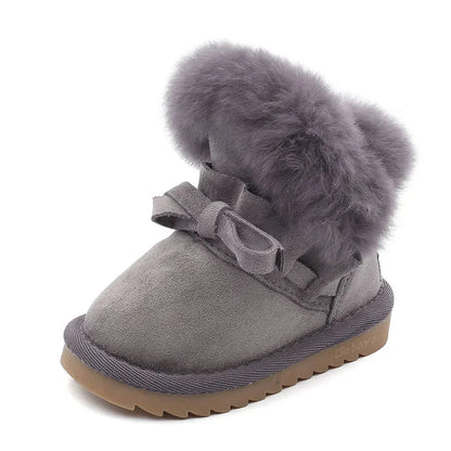 Children cozy boots with fur lining