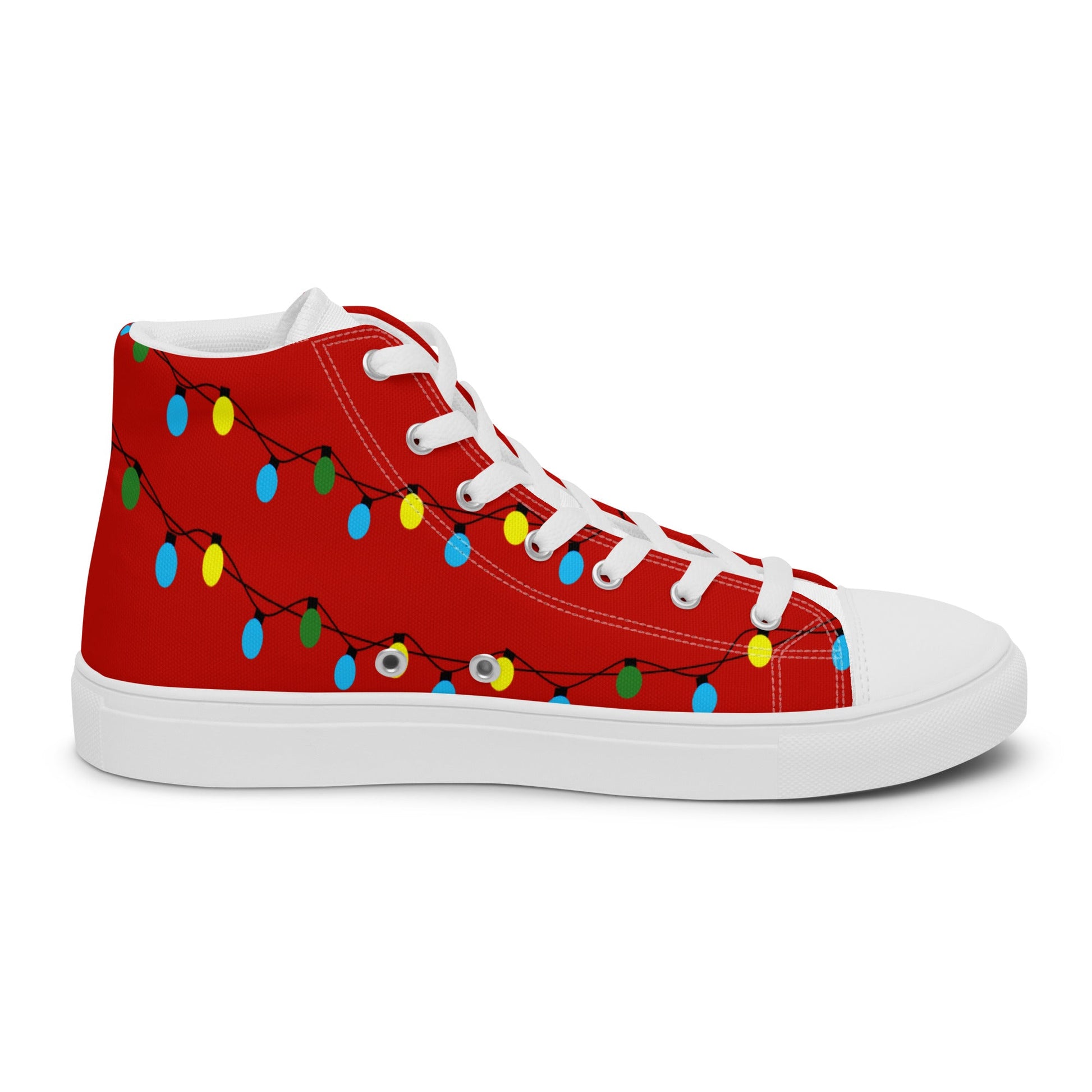 Christmas Lights Men’s high top design