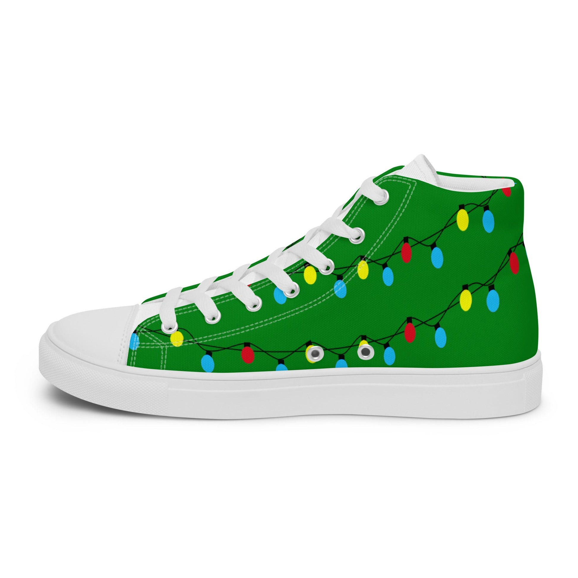 Christmas Lights Men’s high top design