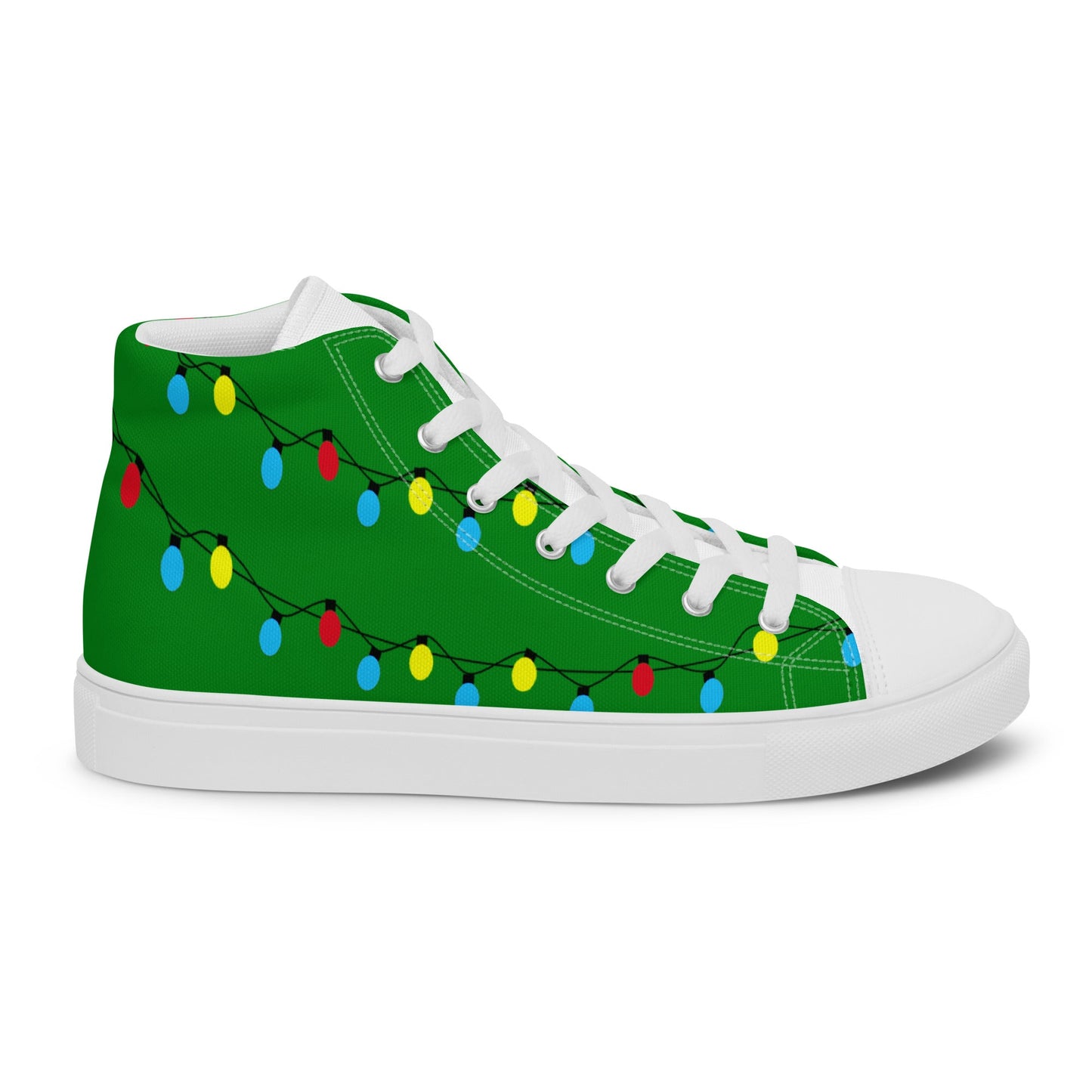 Christmas Lights Men’s high top design