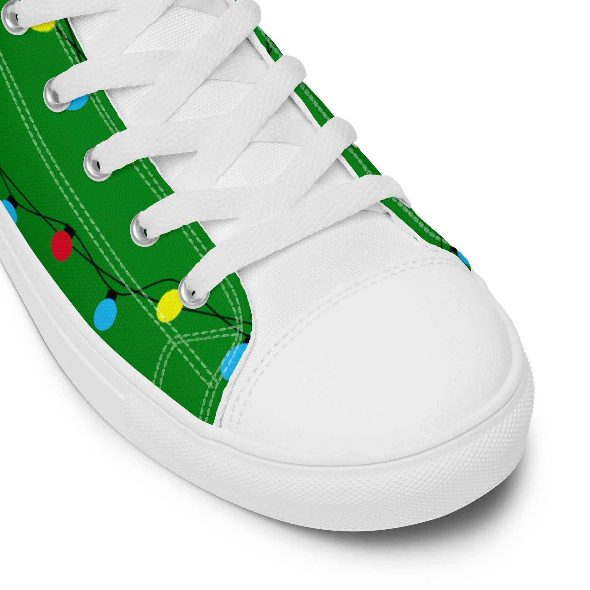 Christmas Lights Men’s high top design