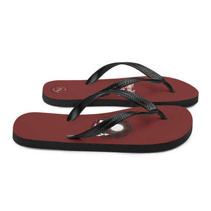 Christmas Moon Flip-Flops Designs