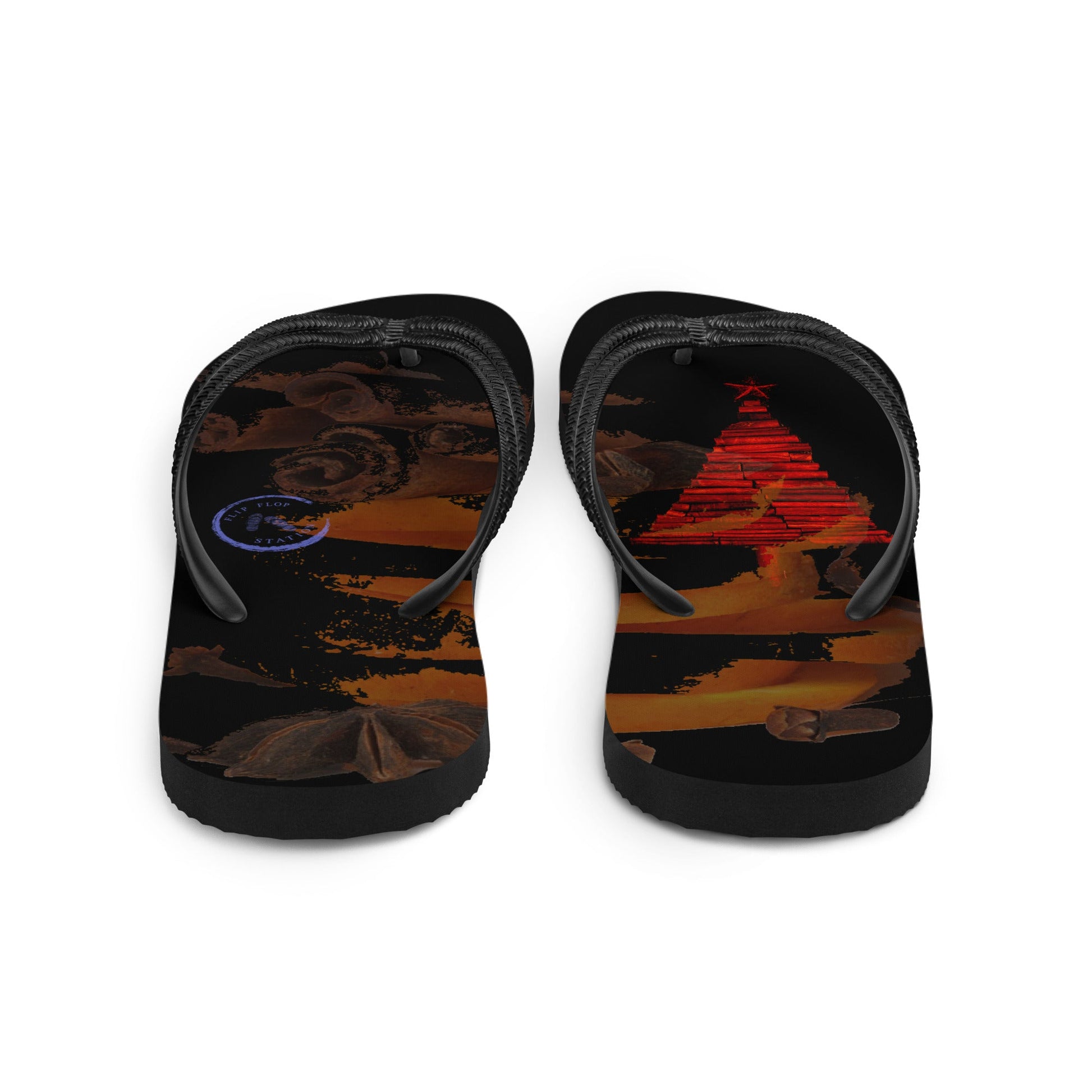 Cinnamon Christmas Flip-Flops Designs