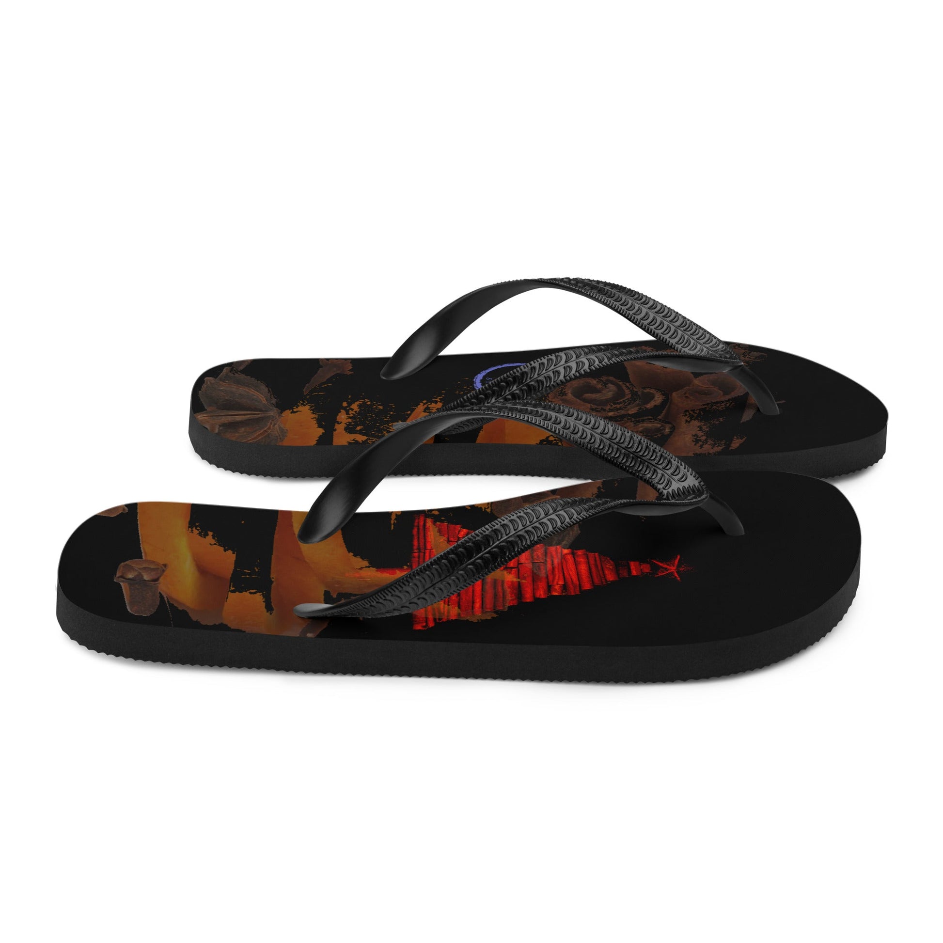 Cinnamon Christmas Flip-Flops Designs