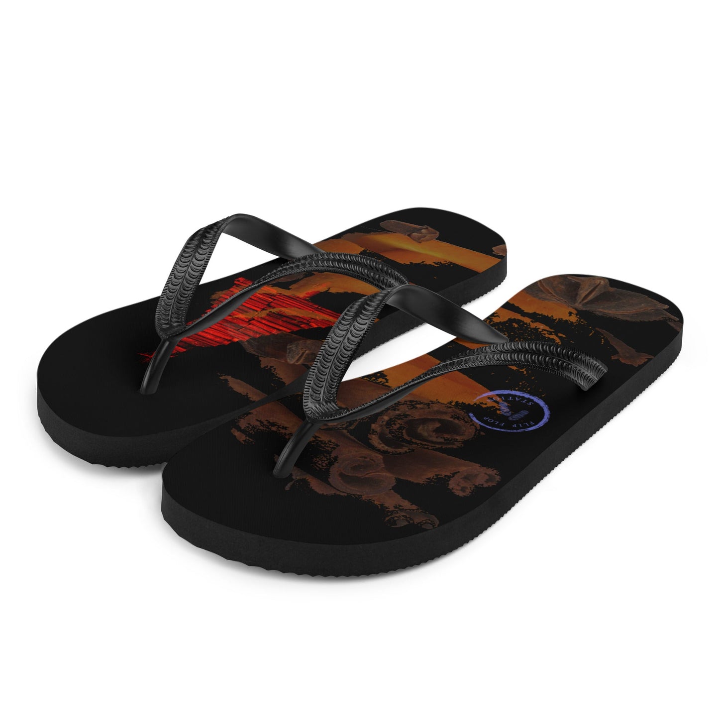 Cinnamon Christmas Flip-Flops Designs