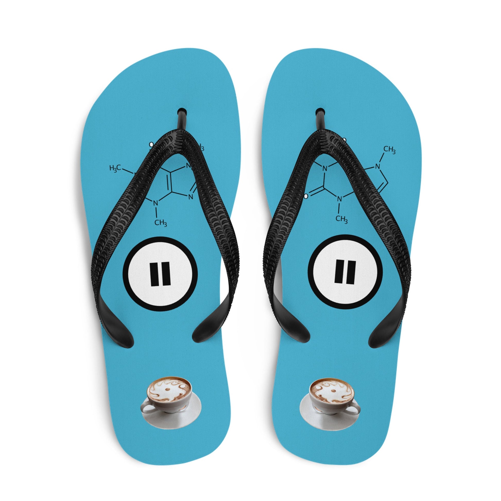 Coffee Formula Flip-Flops