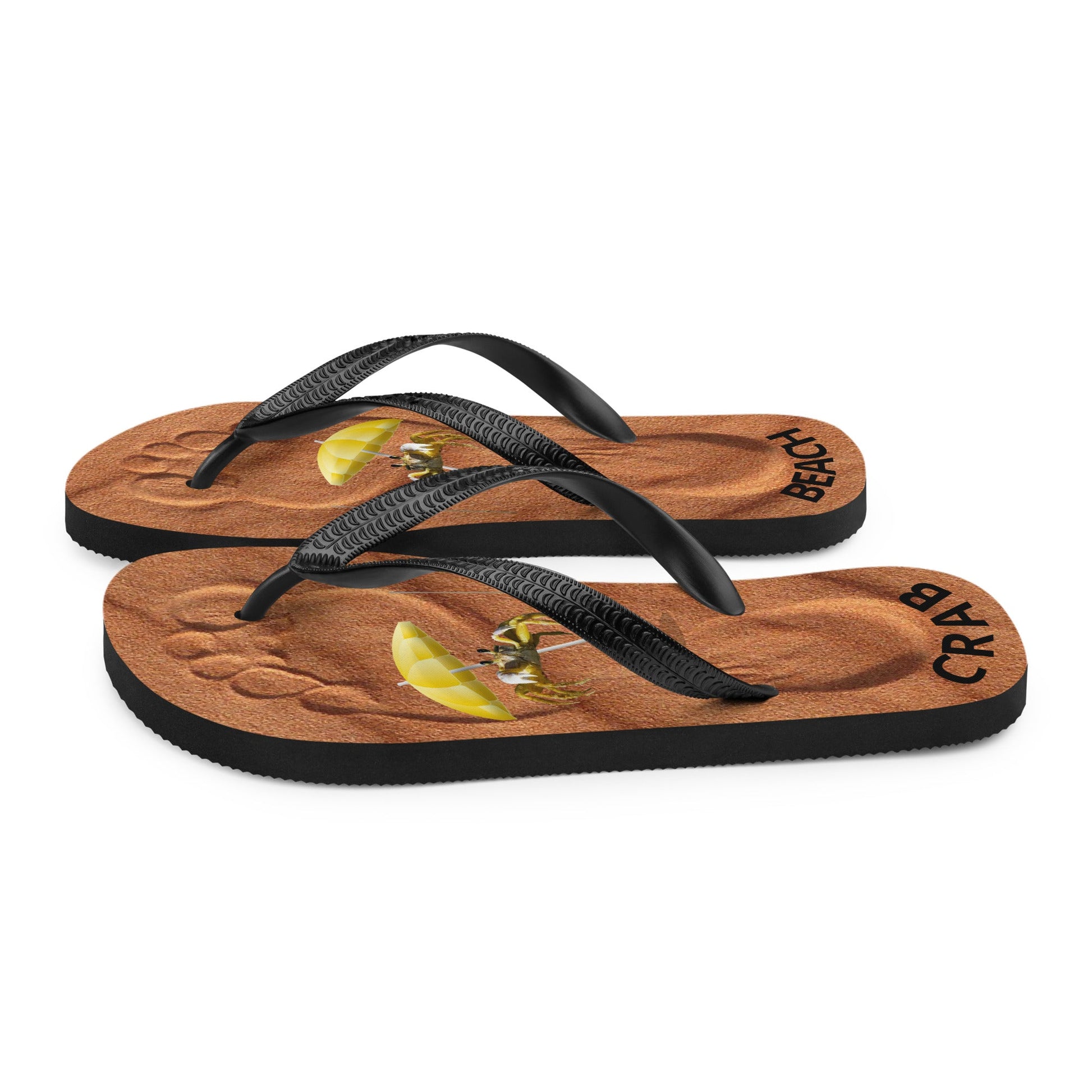 Crab Beach Flip-Flops