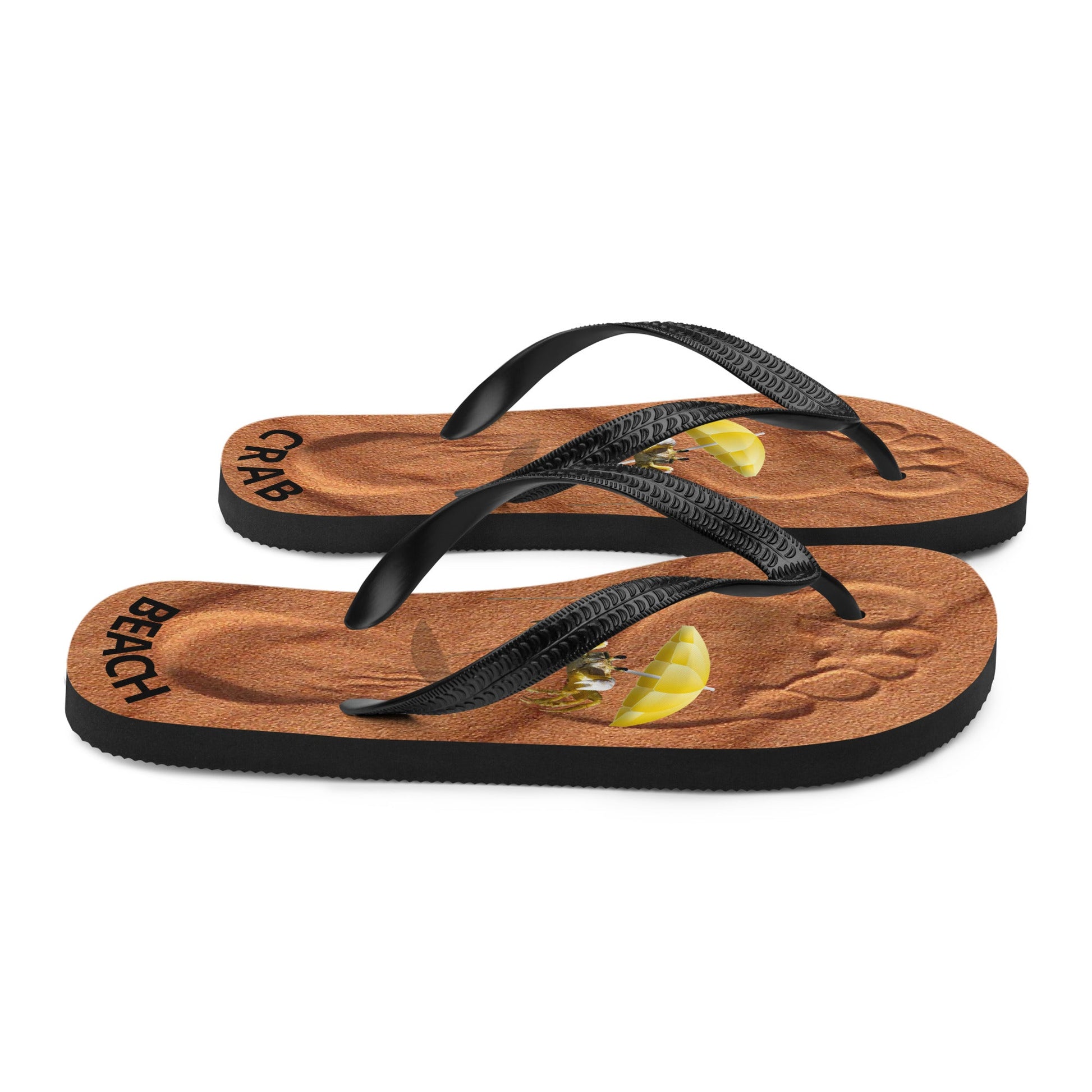 Crab Beach Flip-Flops