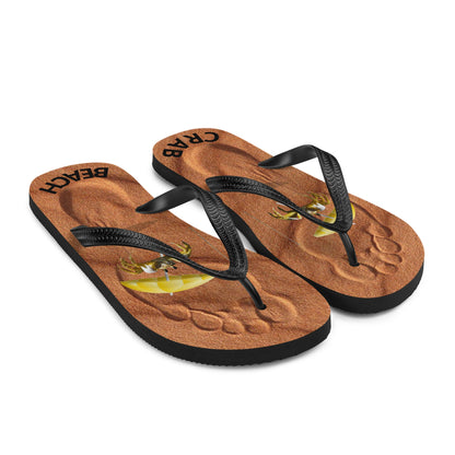 Crab Beach Flip-Flops