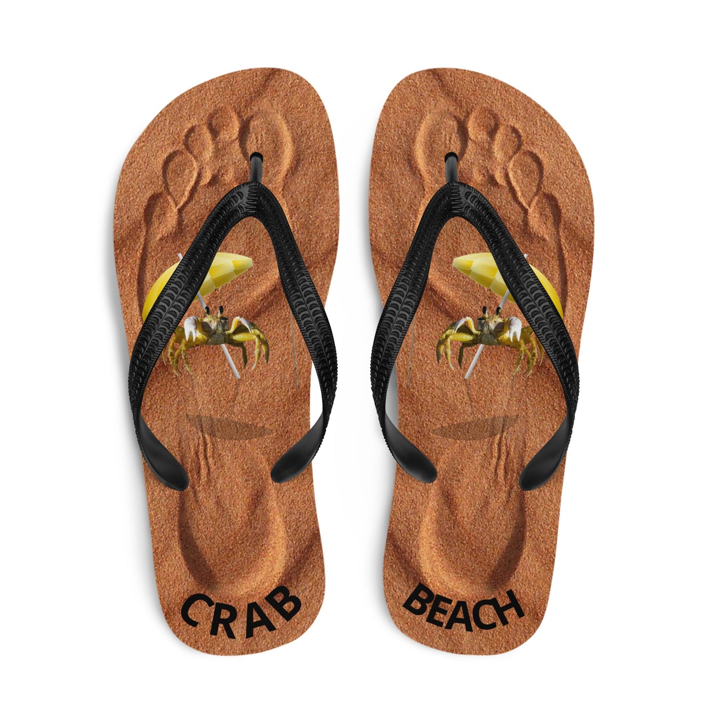 Crab Beach Flip-Flops