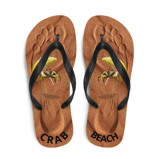 Crab Beach Flip-Flops