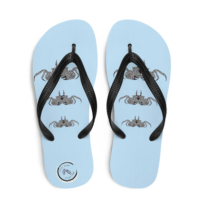 Crab Family Flip-Flops