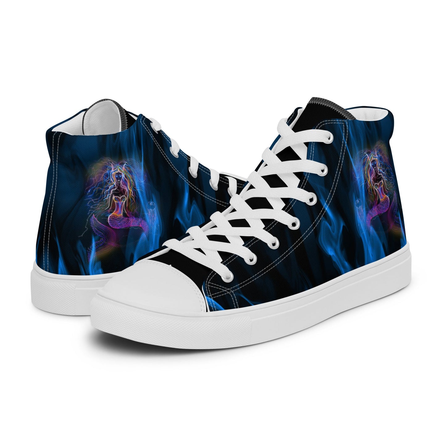 Crazy Siren in the Depth high top canvas shoes