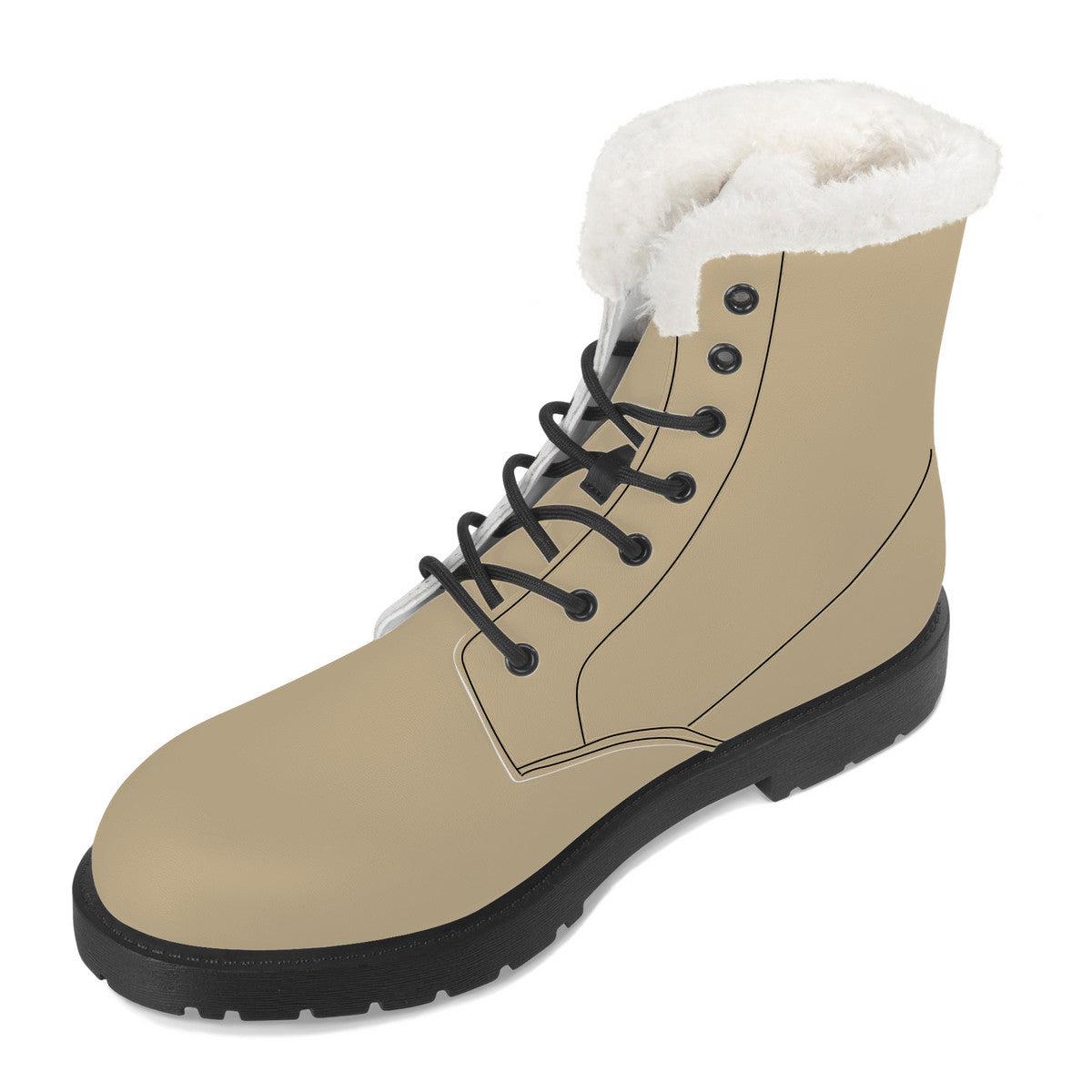 Desert Oasis: Men's Khaki High-Top Boots