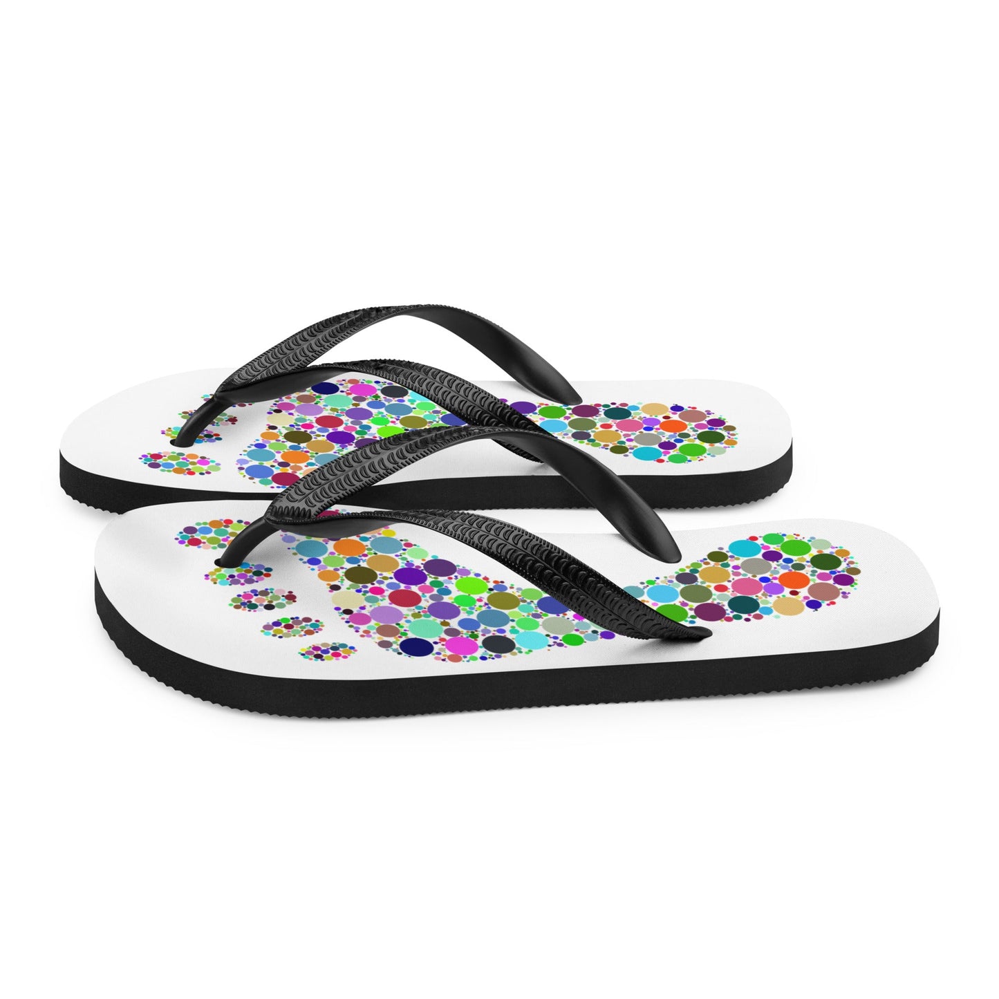 Dot Prints Flip-Flops