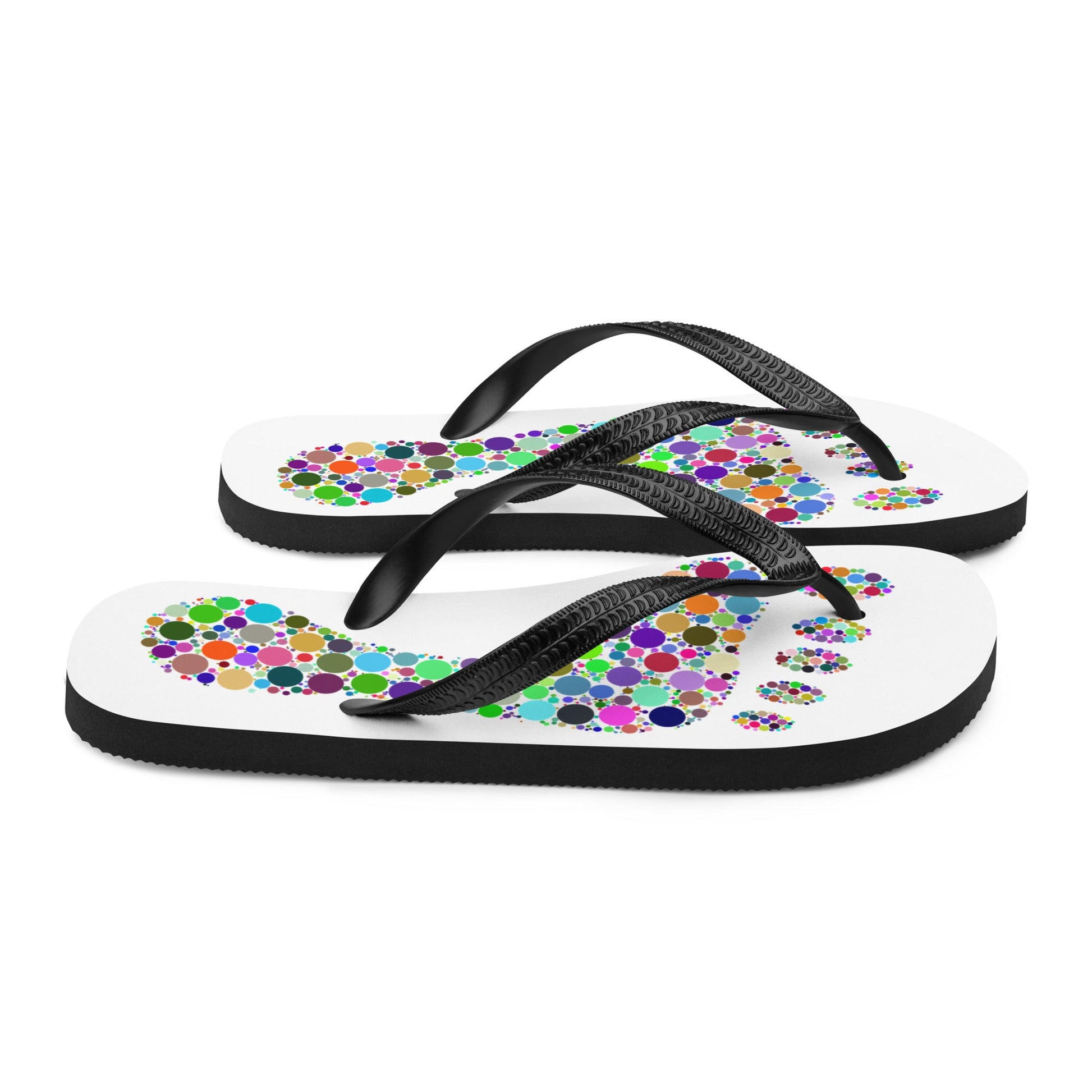 Dot Prints Flip-Flops