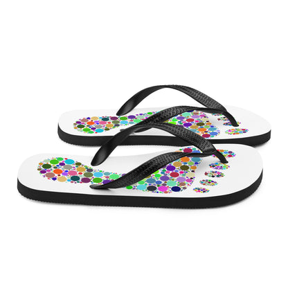 Dot Prints Flip-Flops