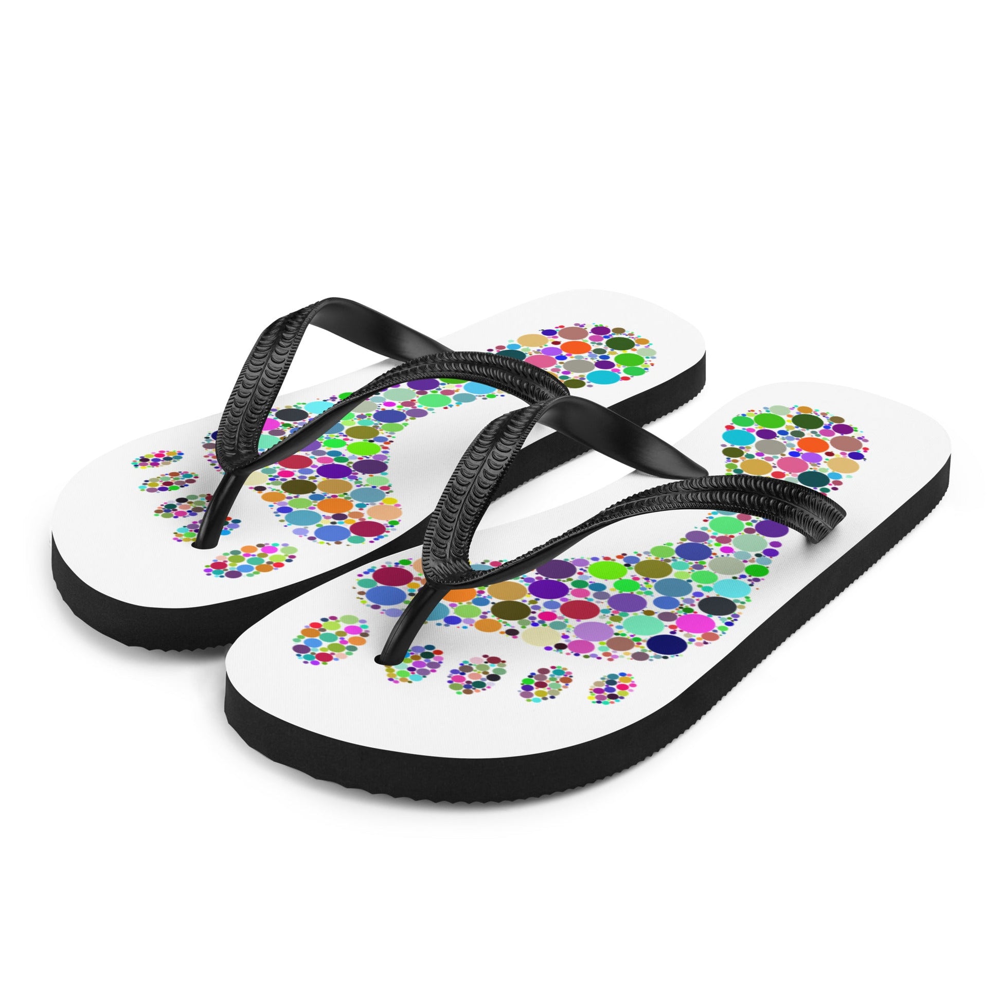 Dot Prints Flip-Flops