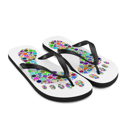 Dot Prints Flip-Flops