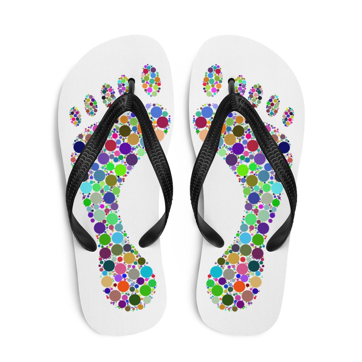 Dot Prints Flip-Flops