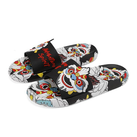 Dragon Spirit Men's Slider Sandals