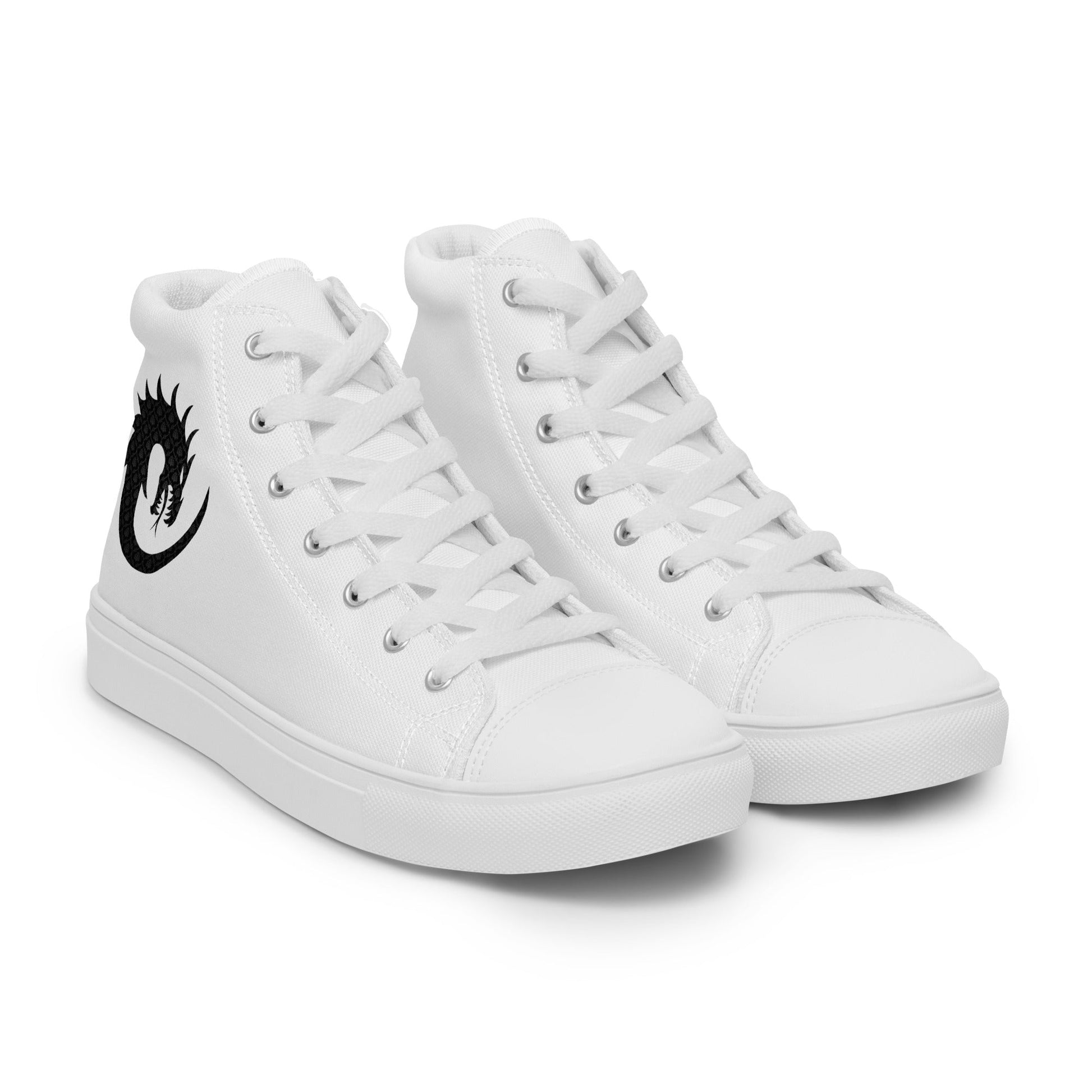 Dragon Twirl - Men’s high top canvas shoes