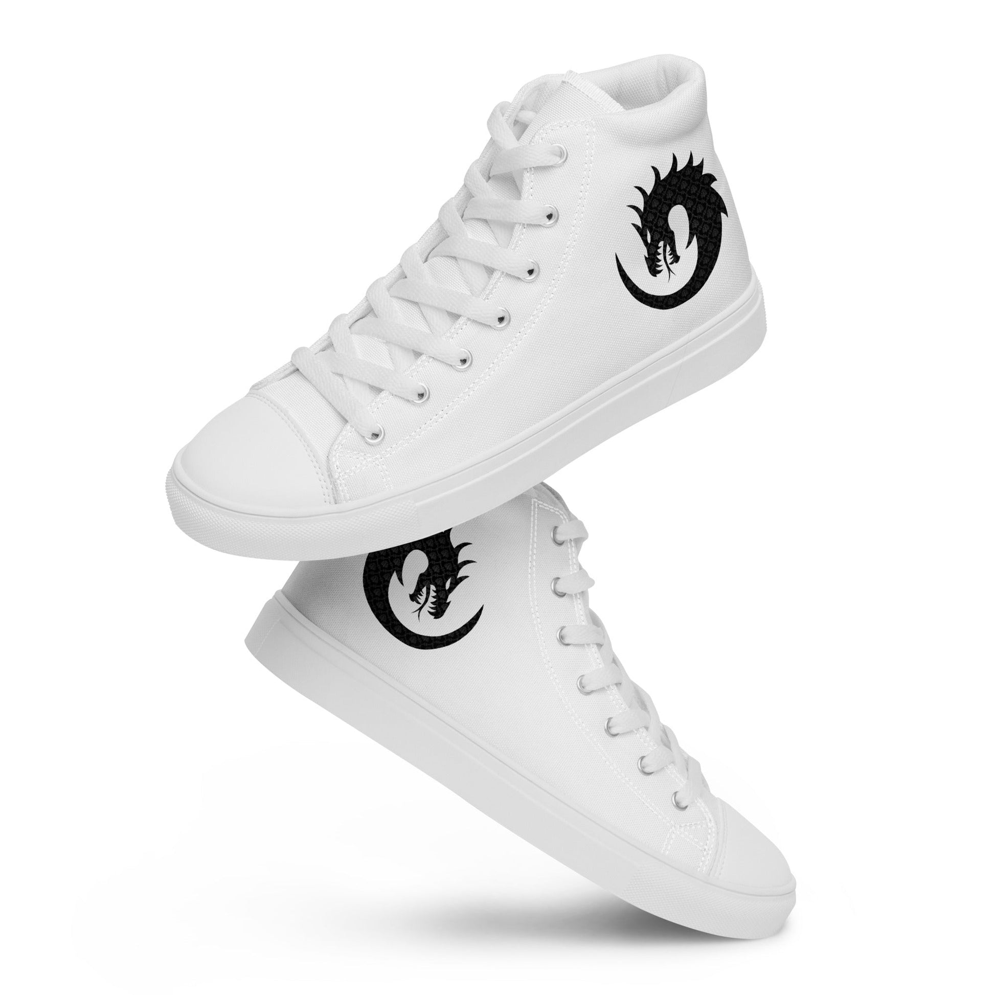 Dragon Twirl - Men’s high top canvas shoes