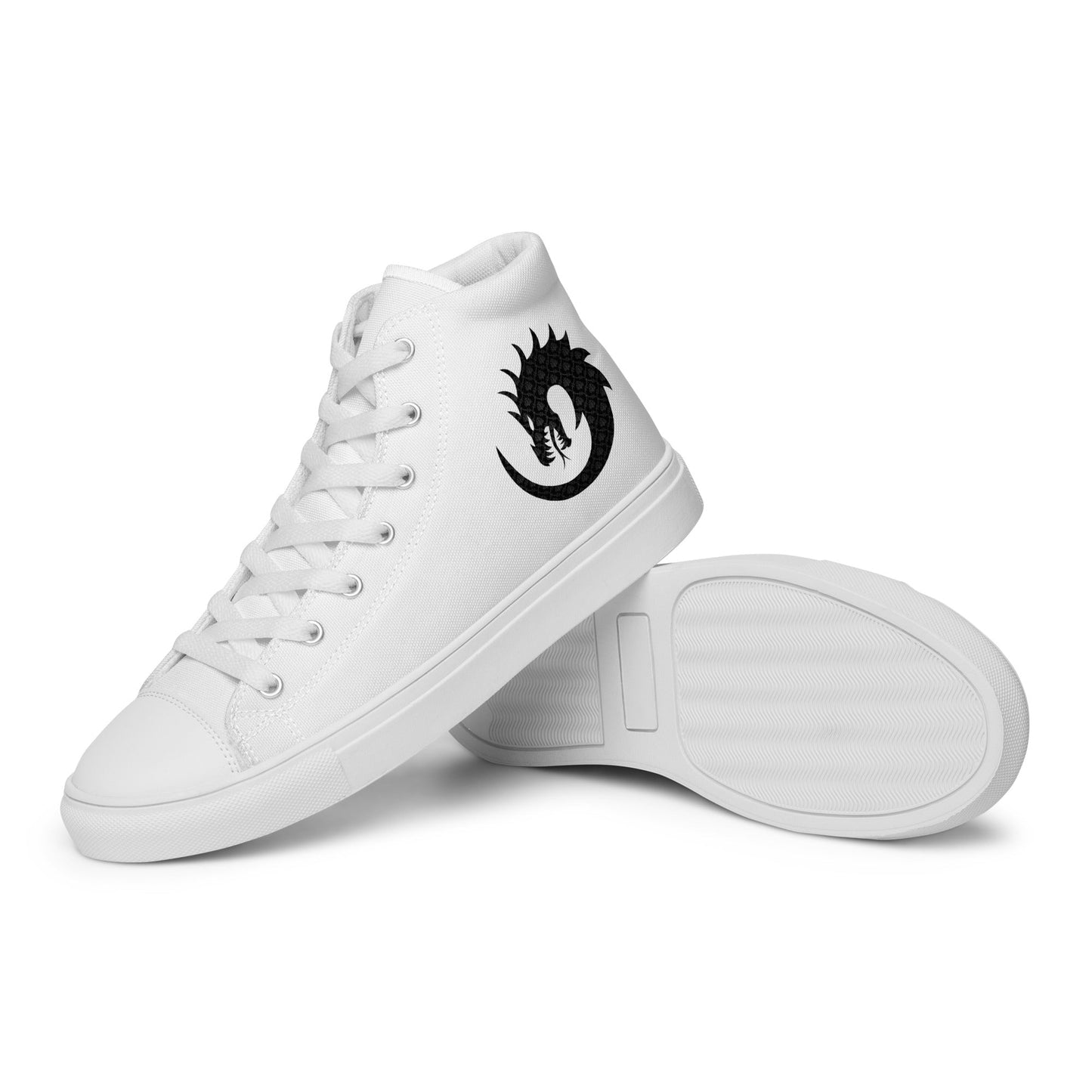 Dragon Twirl - Men’s high top canvas shoes