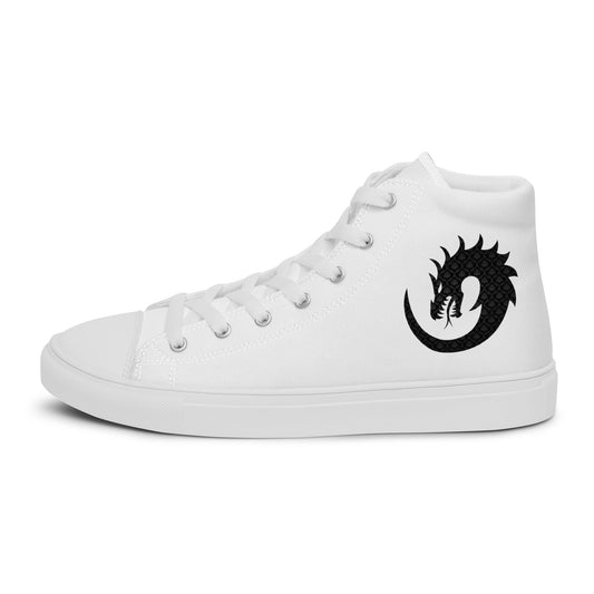 Dragon Twirl - Men’s high top canvas shoes
