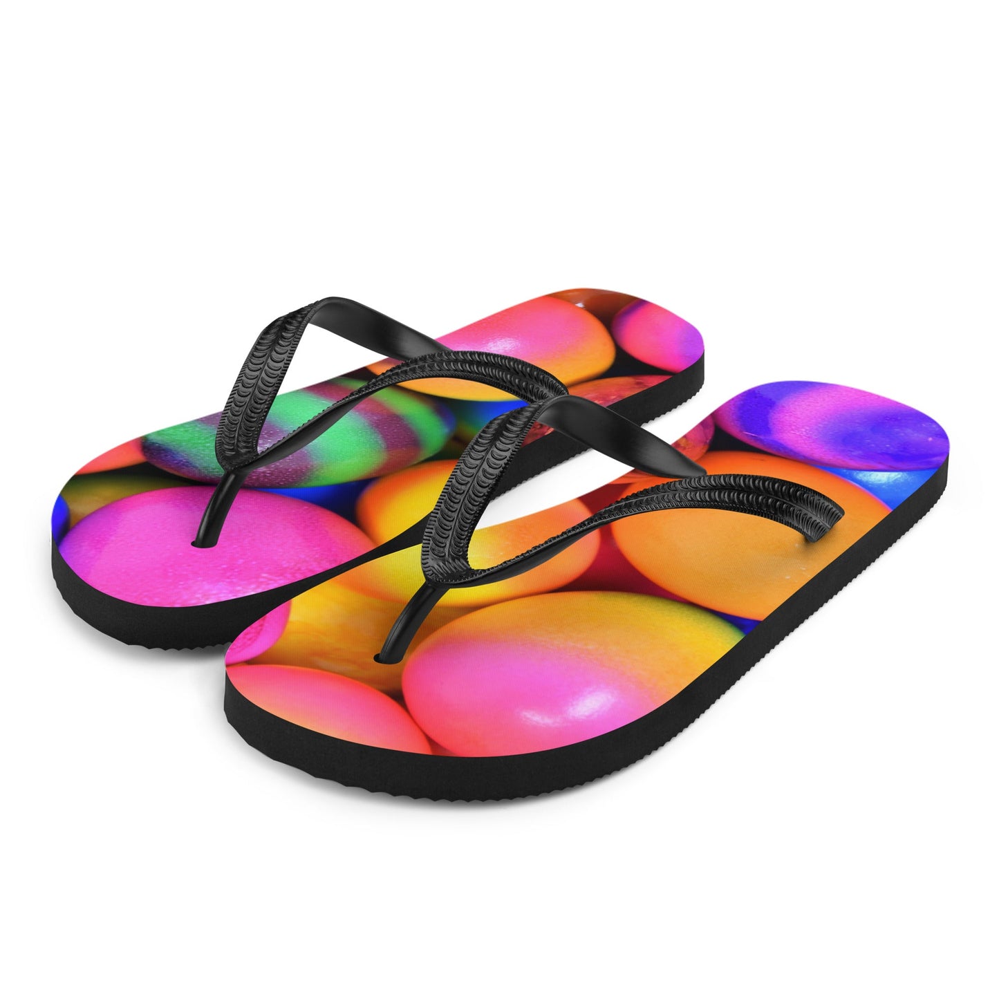 Easter Eggs Comes in many bright Colours! Unisex Flip Flops