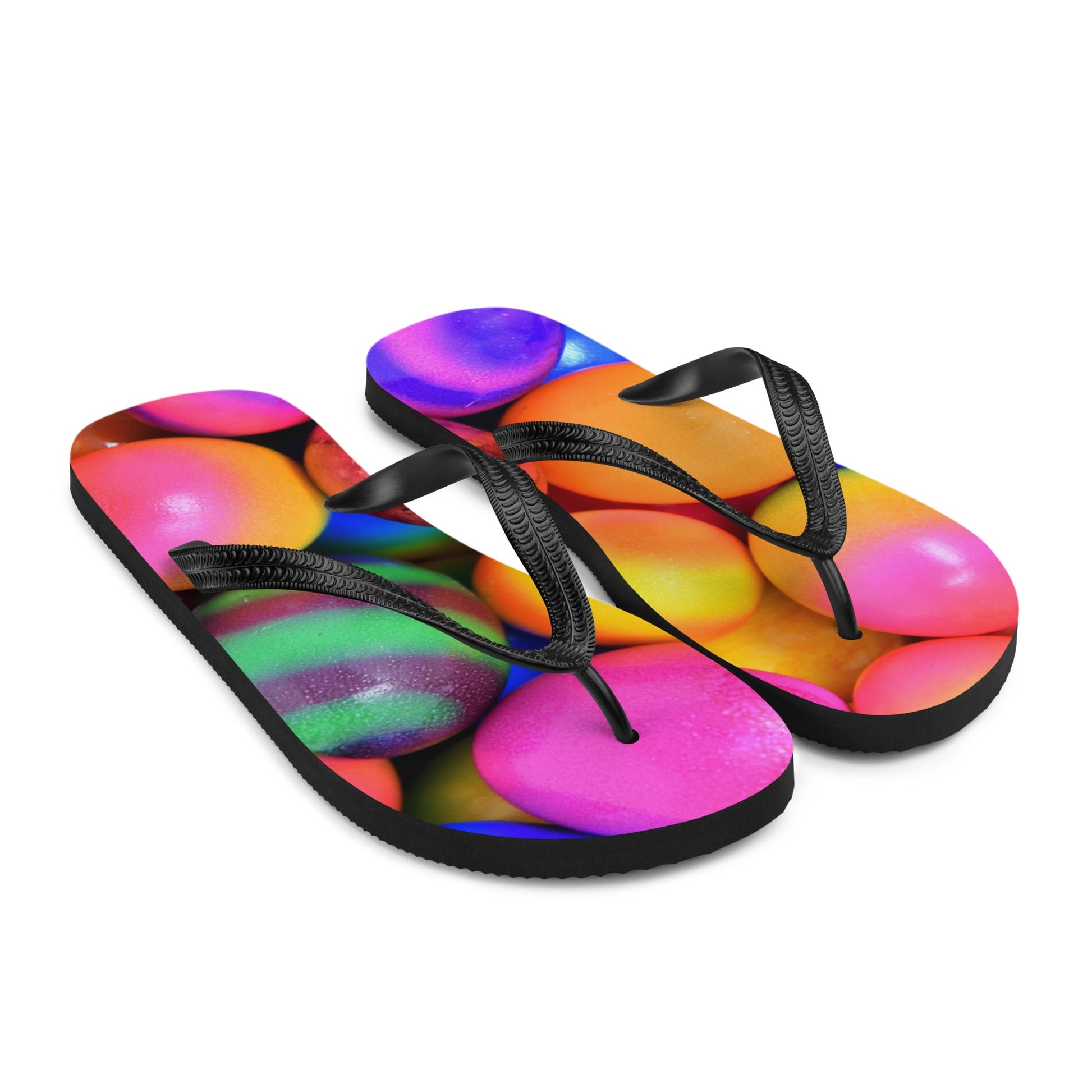 Easter Eggs Comes in many bright Colours! Unisex Flip Flops